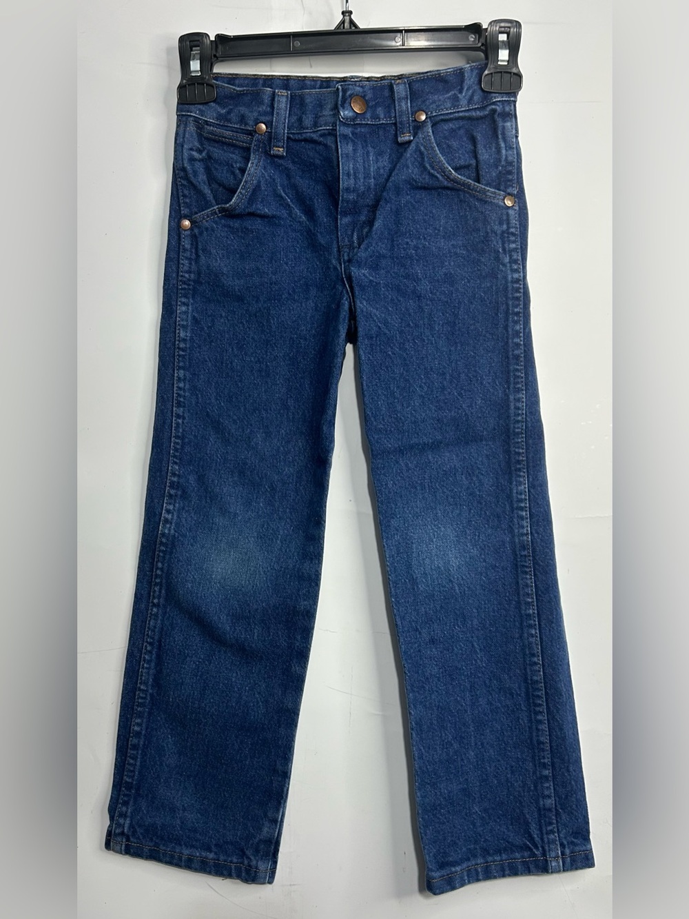 Wrangler Kids Navy Blue Straight-Leg Jeans